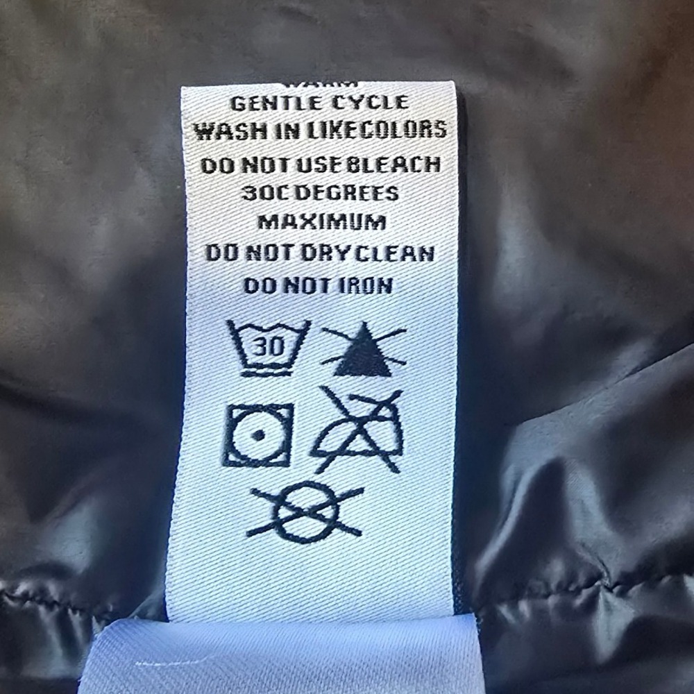 Straight Down Puffer Vest Black Full Zip Women's XL Pumpkin Ridge Golf Club - Picture 11 of 11